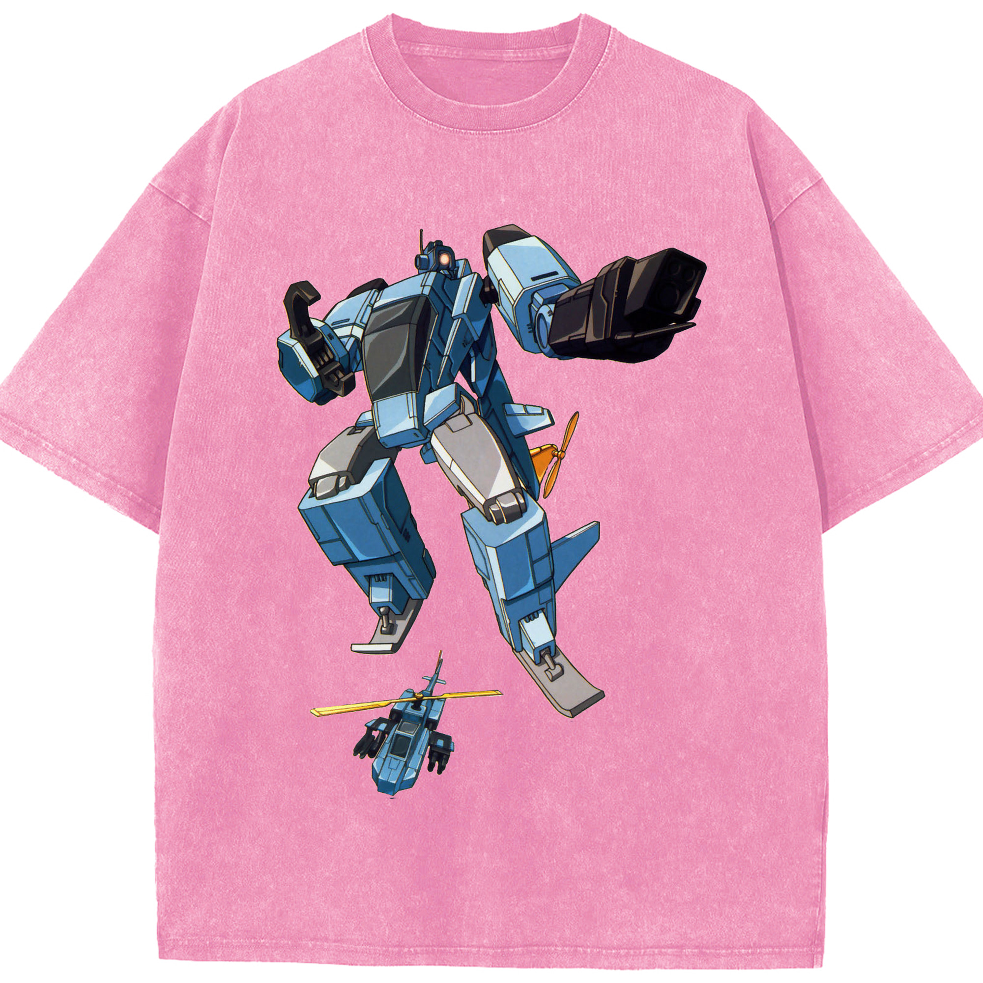 （画像用）  綿100% ヴィンテージ風 半袖Tシャツ（フロントプリント）